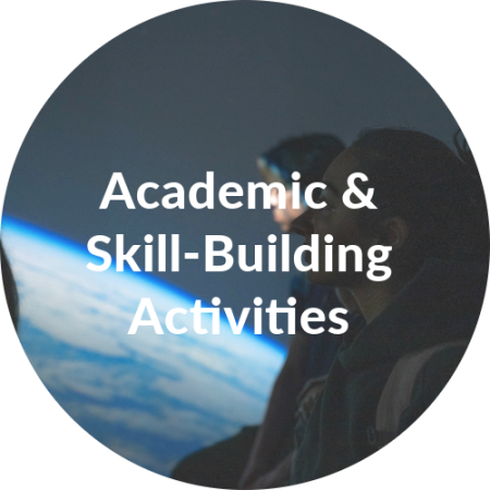 An image that says, "Academic and Skill-Building Activities."