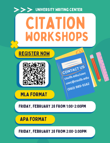 UWC Citation Workshop Flyer - Round 1 - Spring 2025