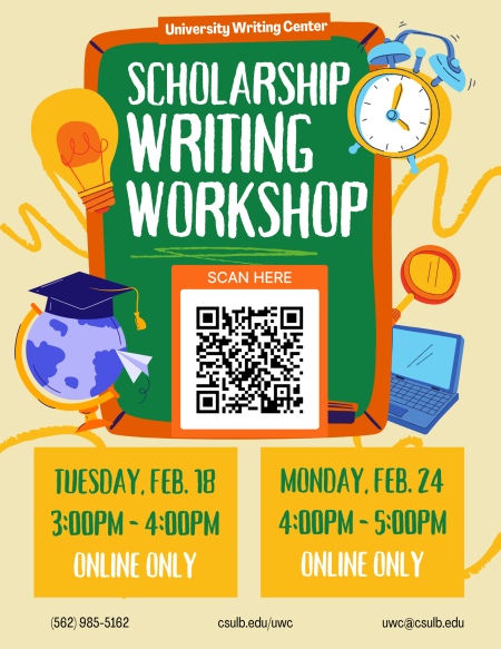 UWC Flyer Scholarship Writing Workshop