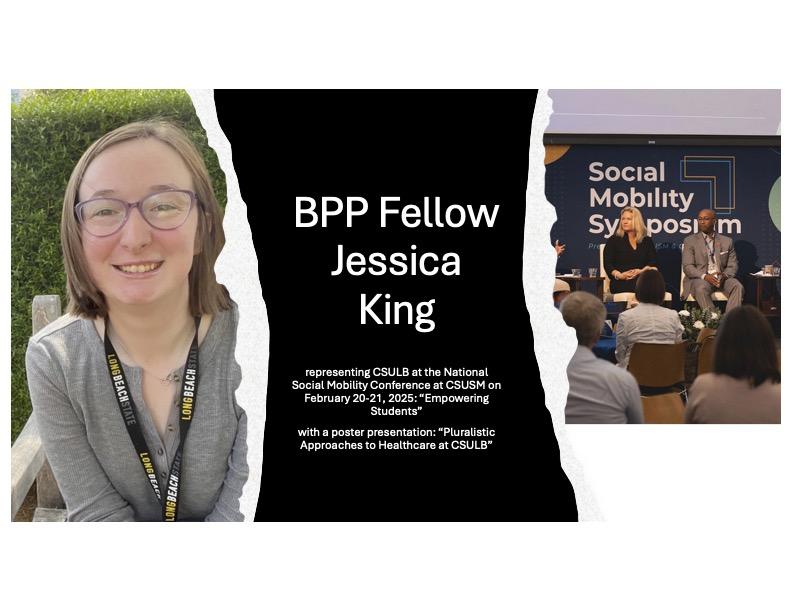 announcement of conference participation by BPP fellow