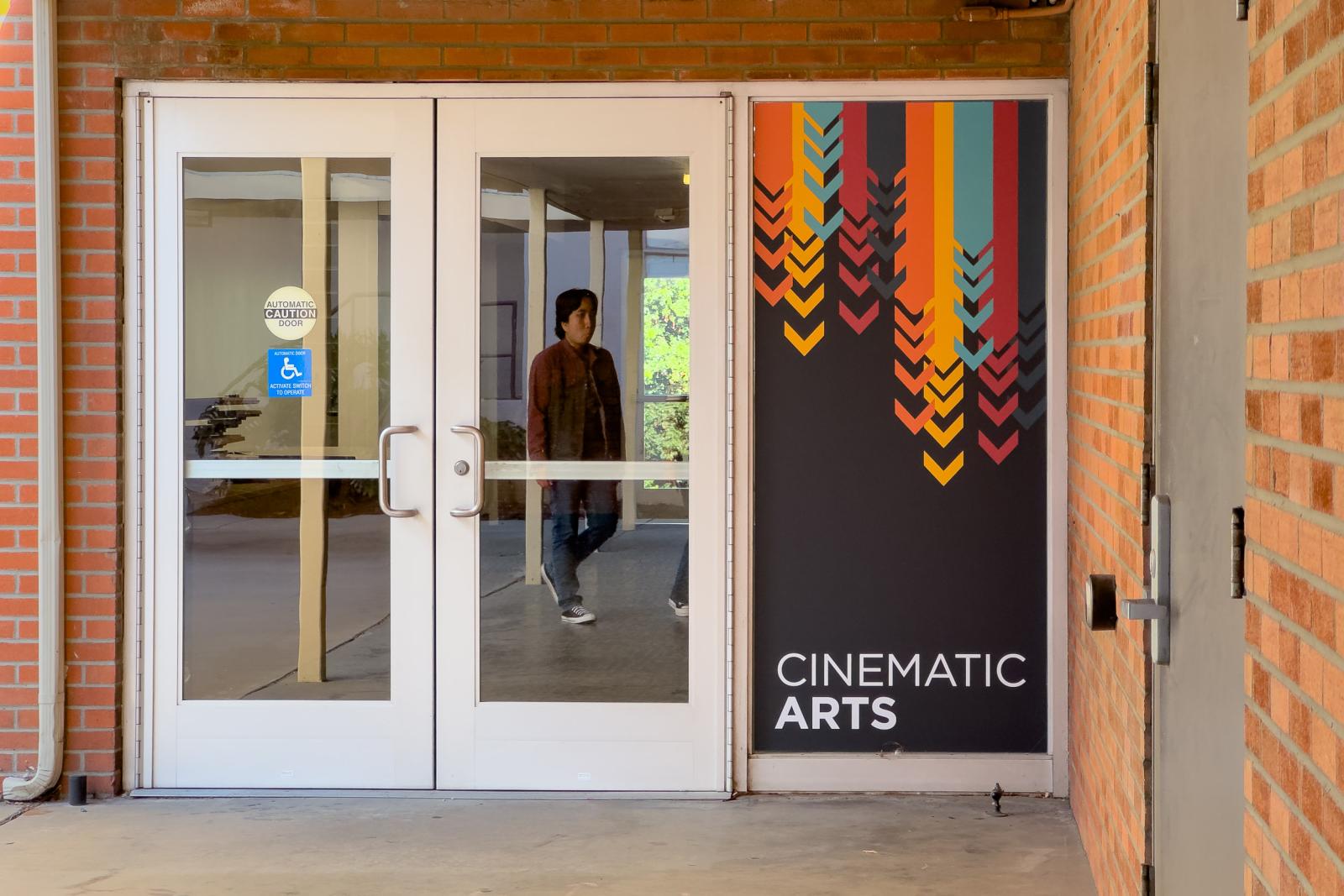 Entrance to Department of Cinematic Arts