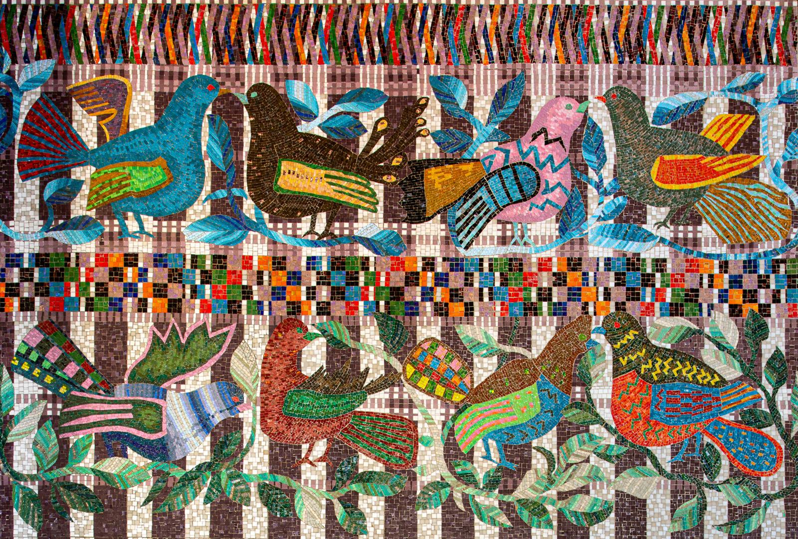 Huipil Mosaic by Millard Sheets