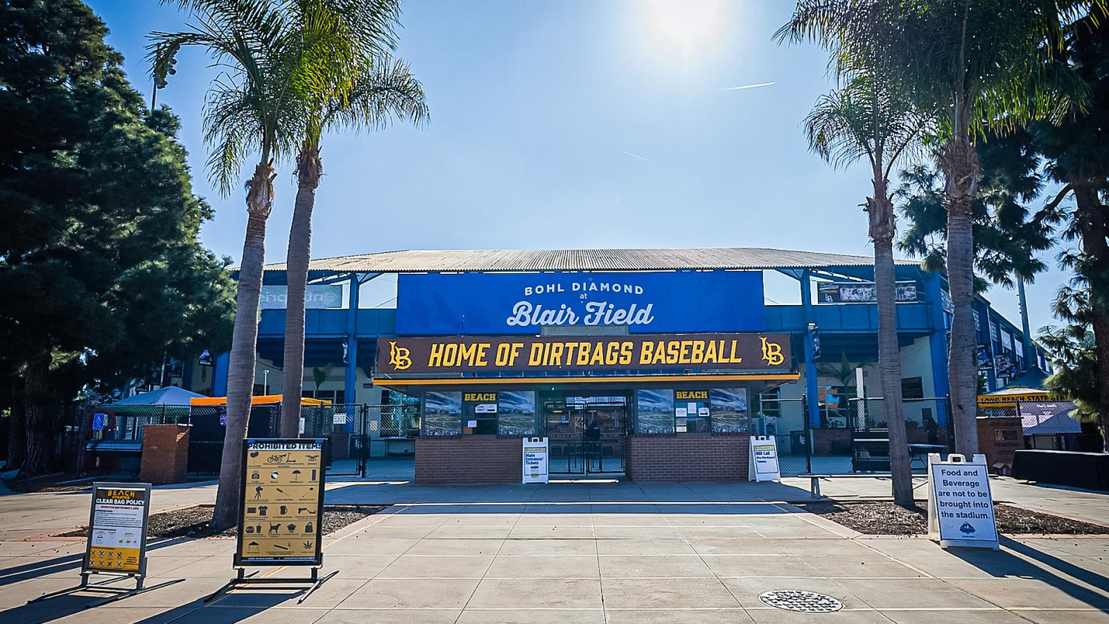 The entrance to Blair Field