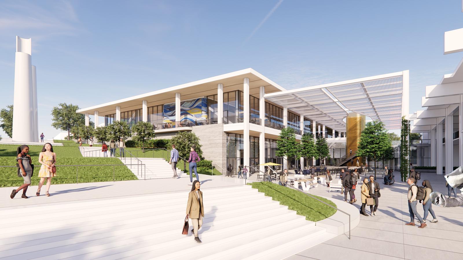 Rendering of the future University Student Union