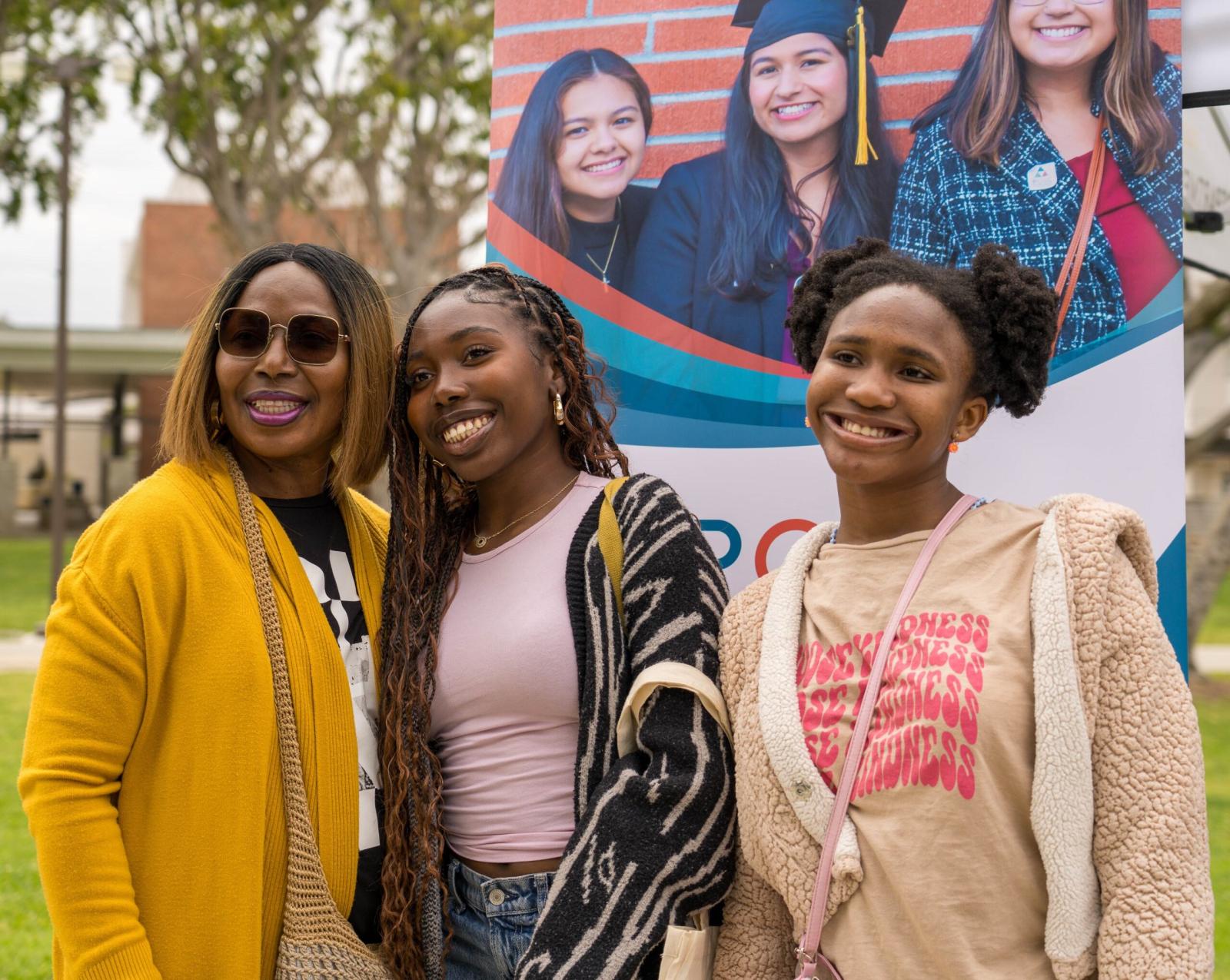 Students Smiling at CLA Day