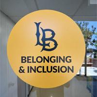 New sign for the Office of Belonging and Inclusion