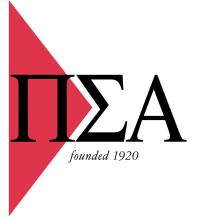 Pi Sigma Alpha Logo