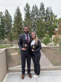 CSULB POSC Moot Court - From L-R:  John Littles and Emma Nelson