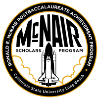 McNair Scholars Program logo linked to the department's website